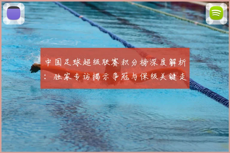 中国足球超级联赛积分榜深度解析：独家专访揭示争冠与保级关键走势